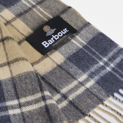 Wool Cashmere Tartan Scarf
