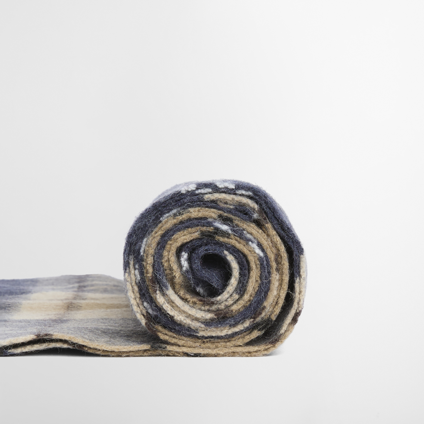 Wool Cashmere Tartan Scarf