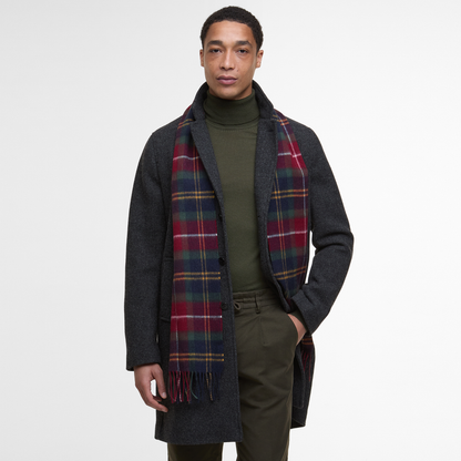 Wool Cashmere Tartan Scarf