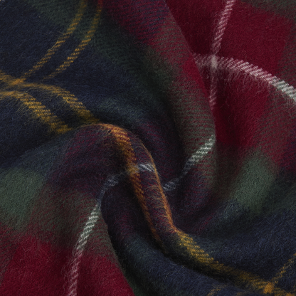 Wool Cashmere Tartan Scarf