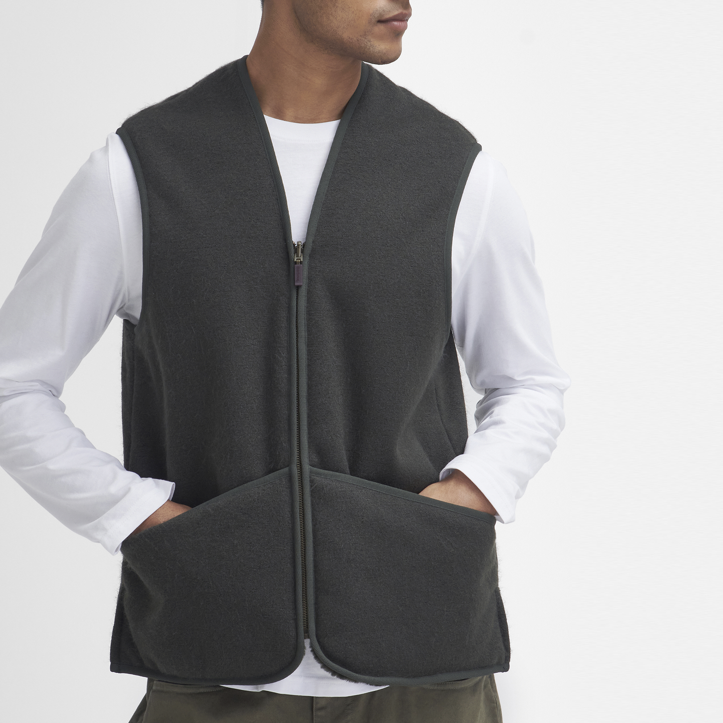 Warm Pile Waistcoat Zip-In Liner
