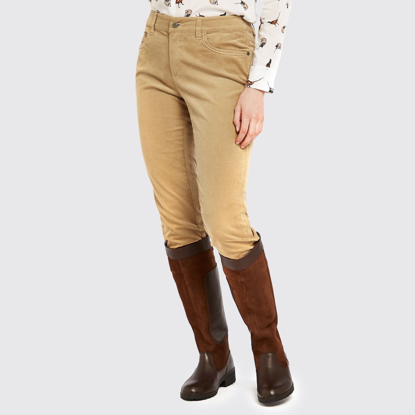 Honeysuckle Pincord Trousers