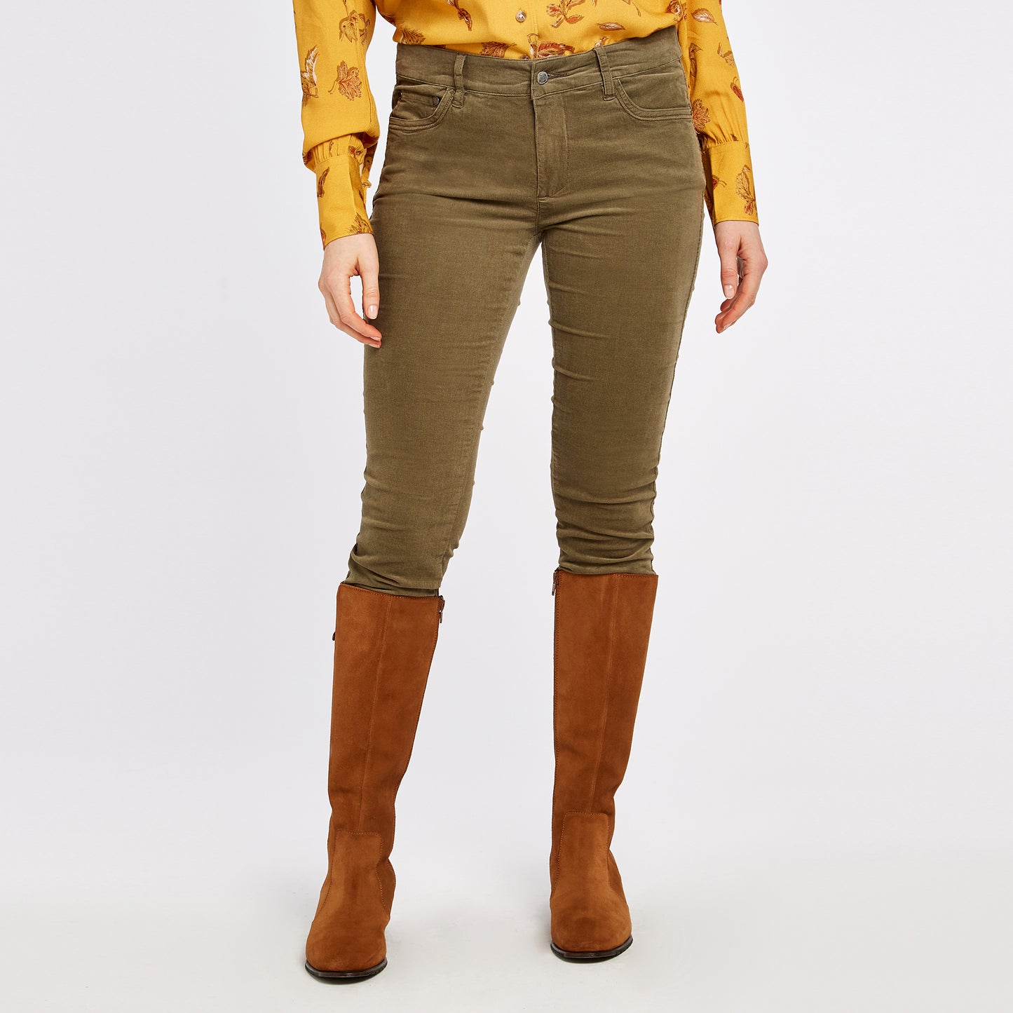 Honeysuckle Pincord Trousers