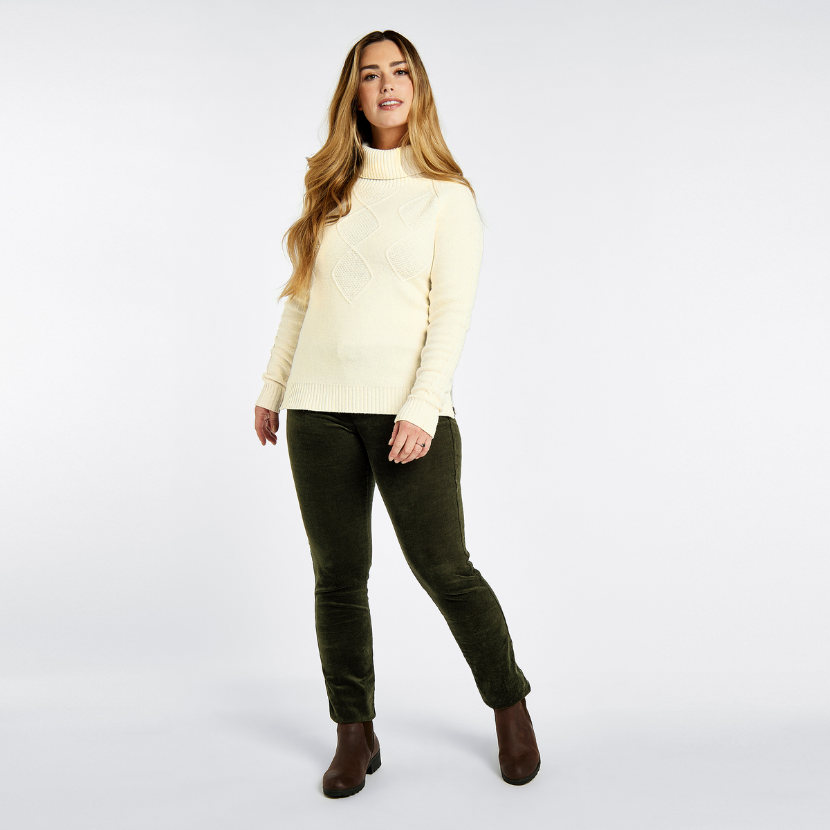 Honeysuckle Pincord Trousers