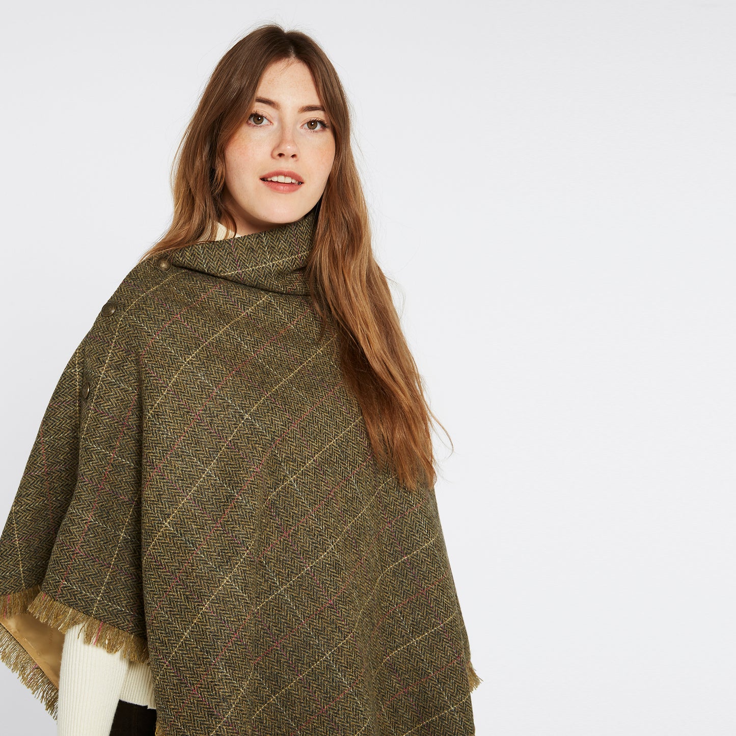 Hazelwood Tweed Poncho