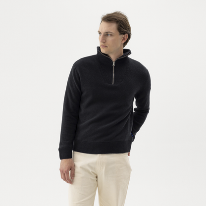 Bosse Wool Zip Neck 