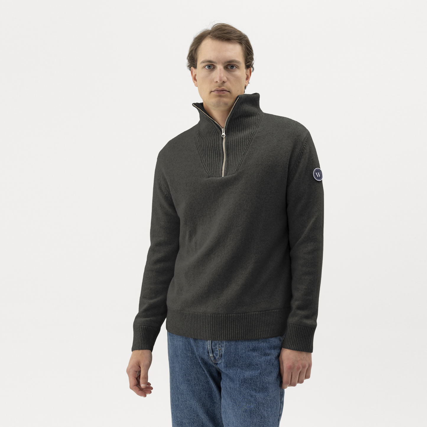Bosse Wool Zip Neck 