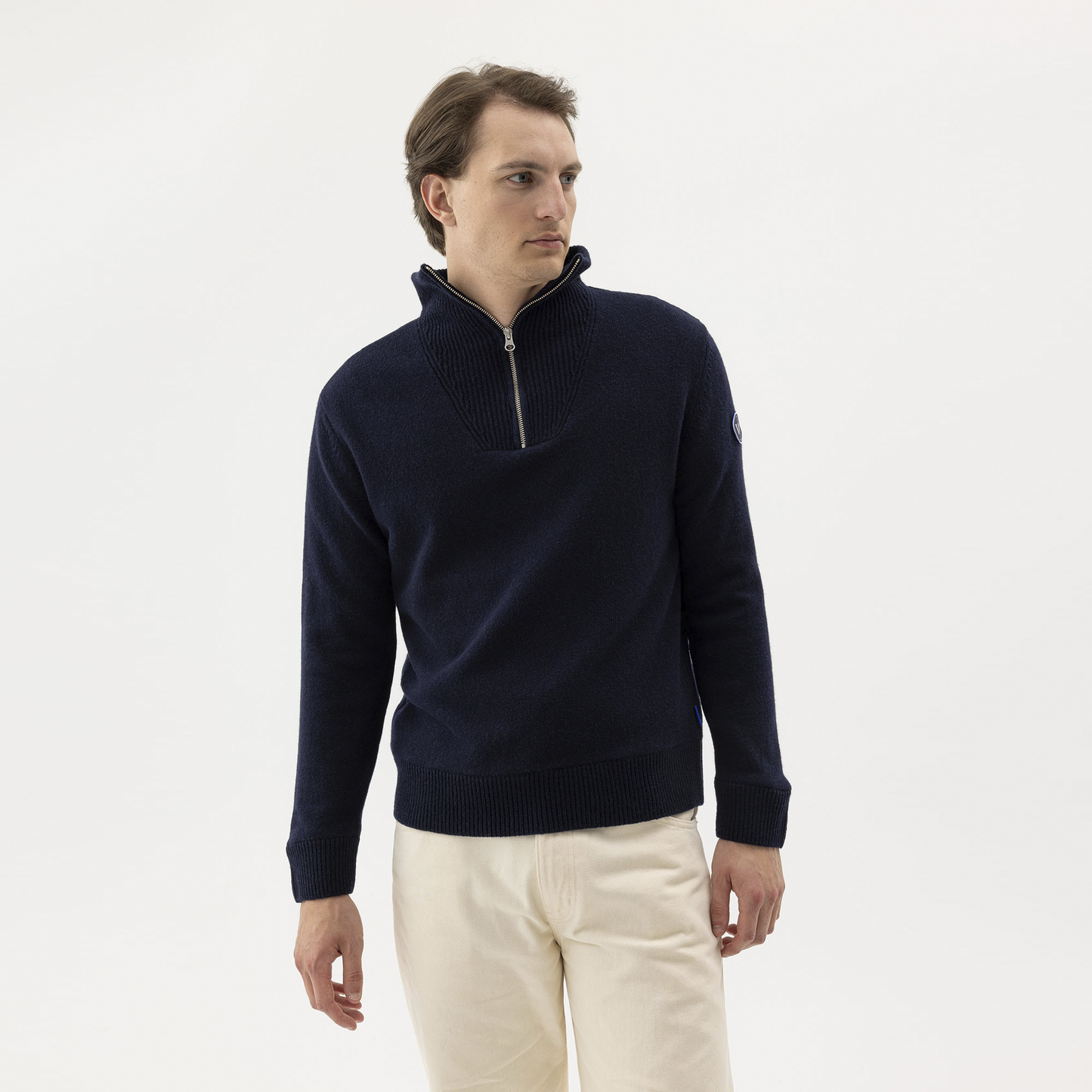 Bosse Wool Zip Neck 