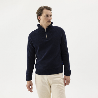 Bosse Wool Zip Neck 