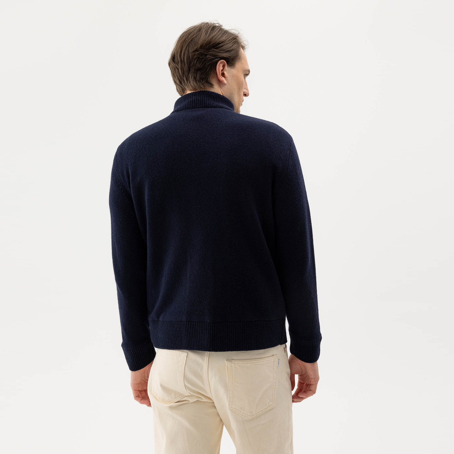 Bosse Wool Zip Neck 