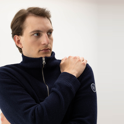 Bosse Wool Zip Neck 