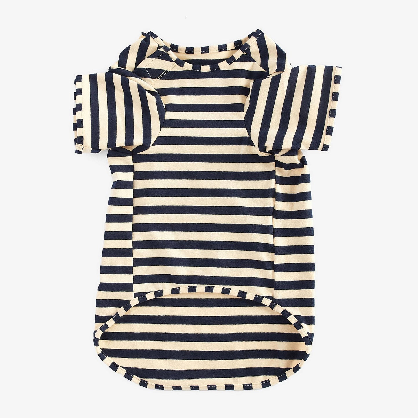 Dog Printed Logo Striped T-shirt