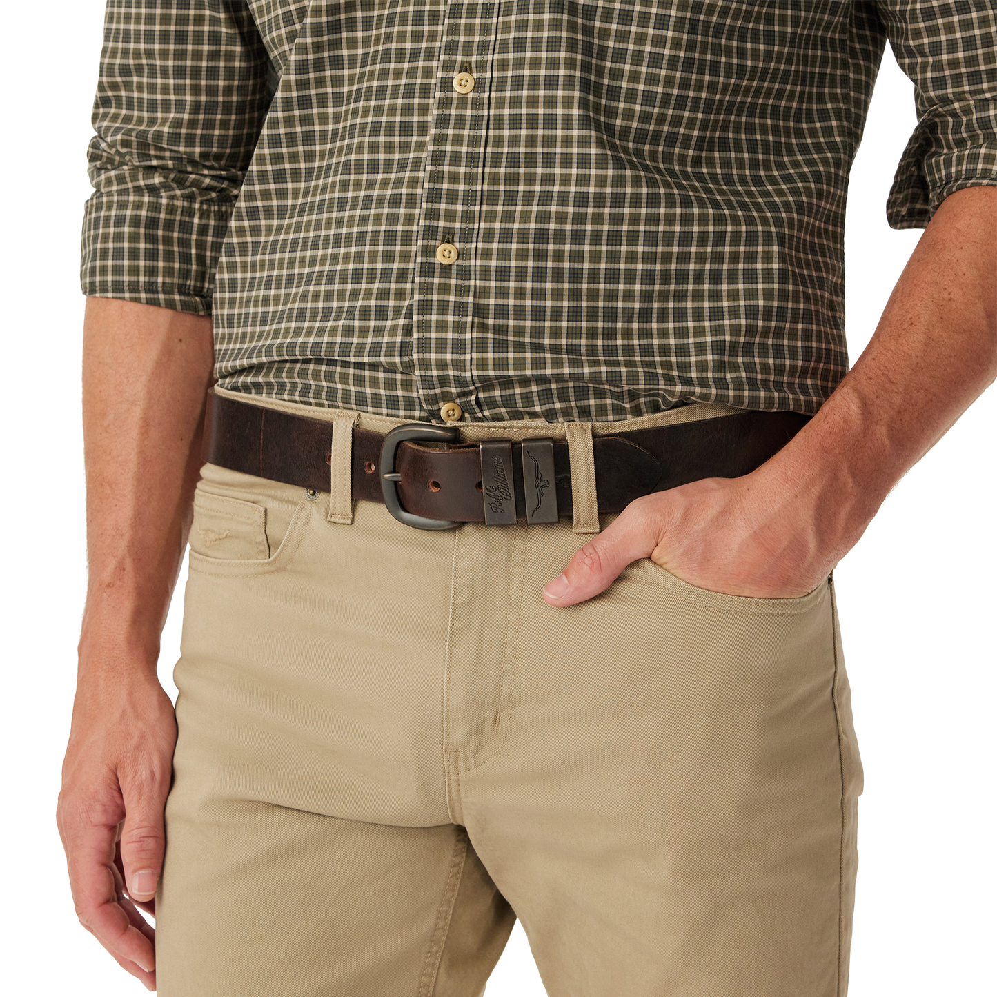 Drover Belt Bronze Buckle