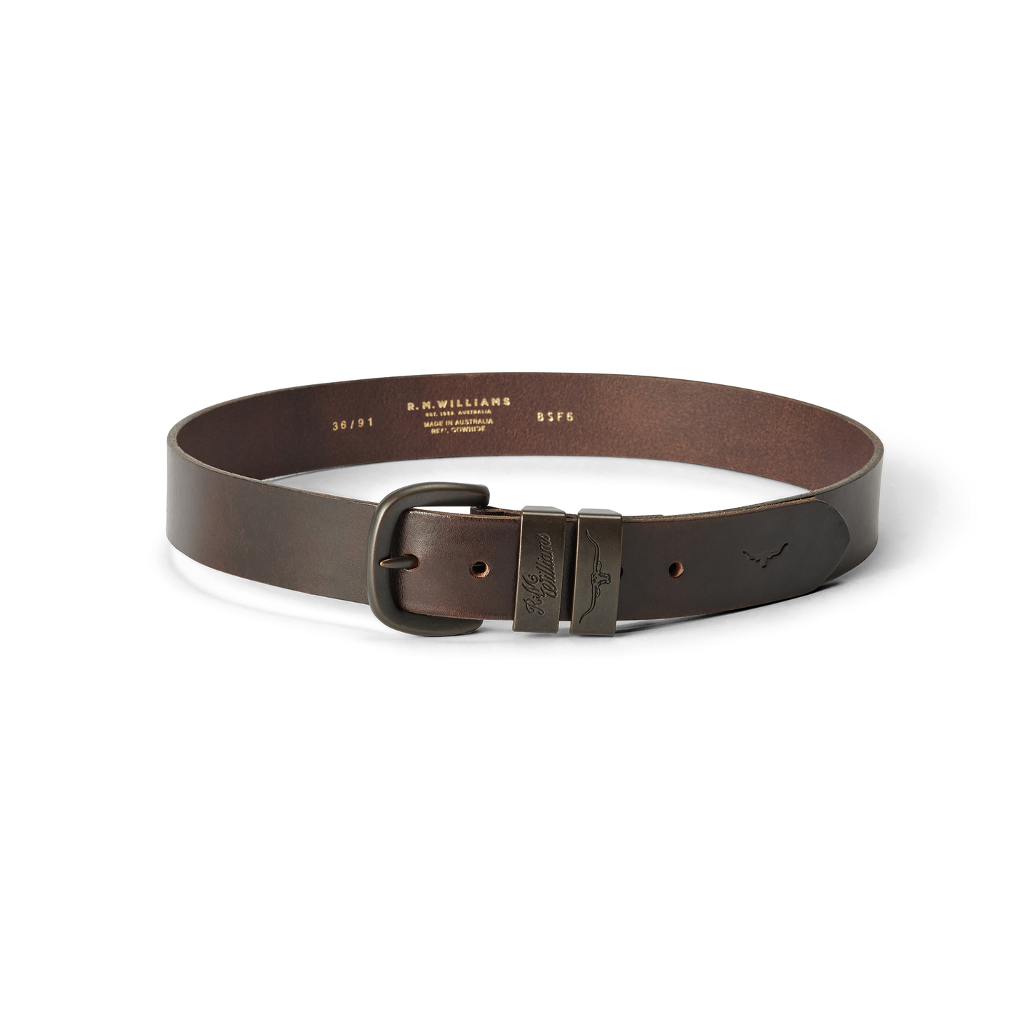 Drover Belt Bronze Buckle
