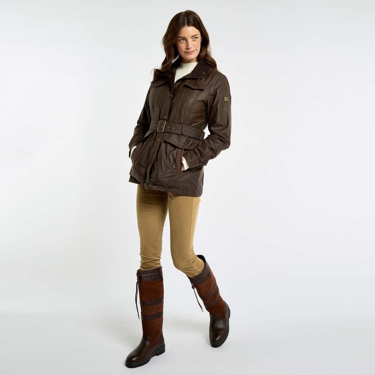 Gandon Belted Wax Coat
