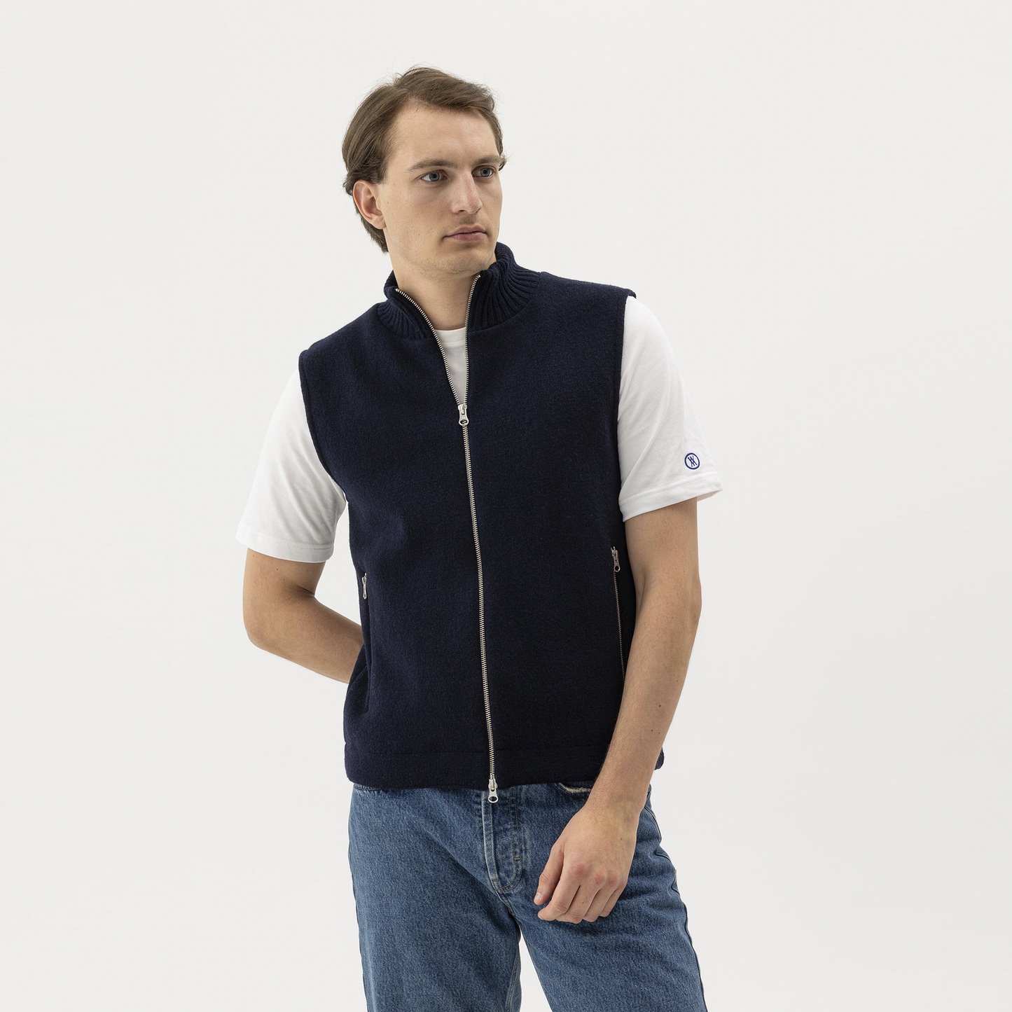 Fred Knitted Wool Gilet