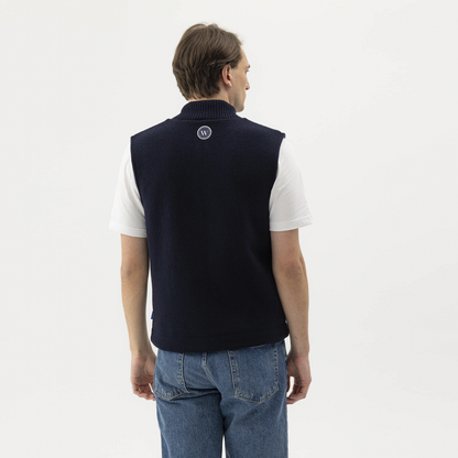 Fred Knitted Wool Gilet