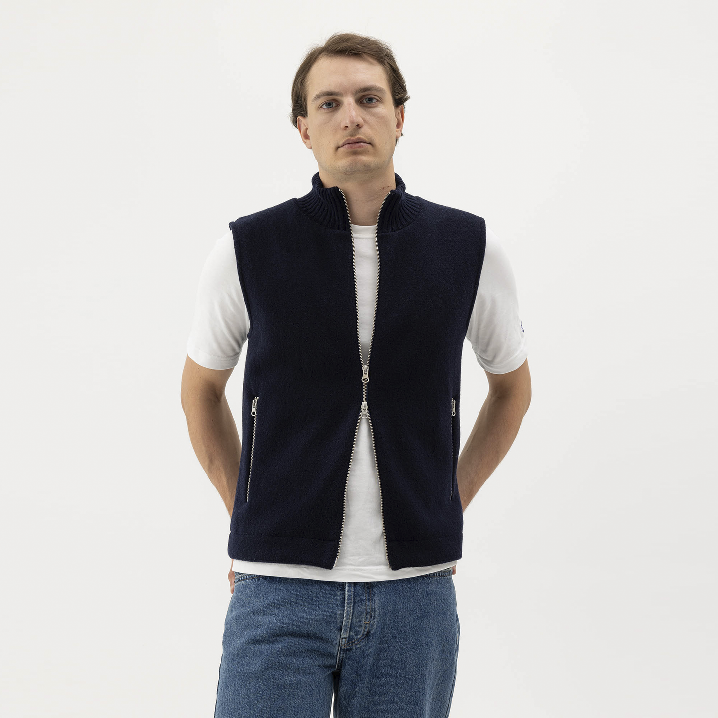 Fred Knitted Wool Gilet