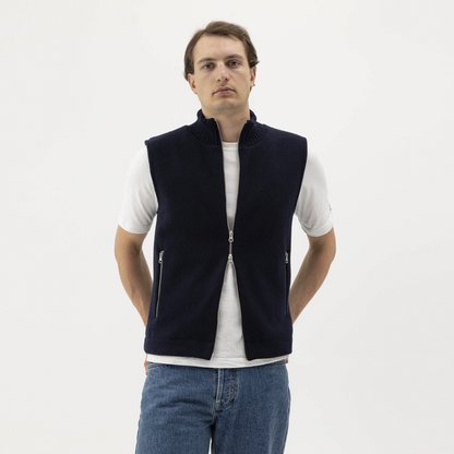 Fred Knitted Wool Gilet
