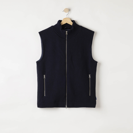 Fred Knitted Wool Gilet
