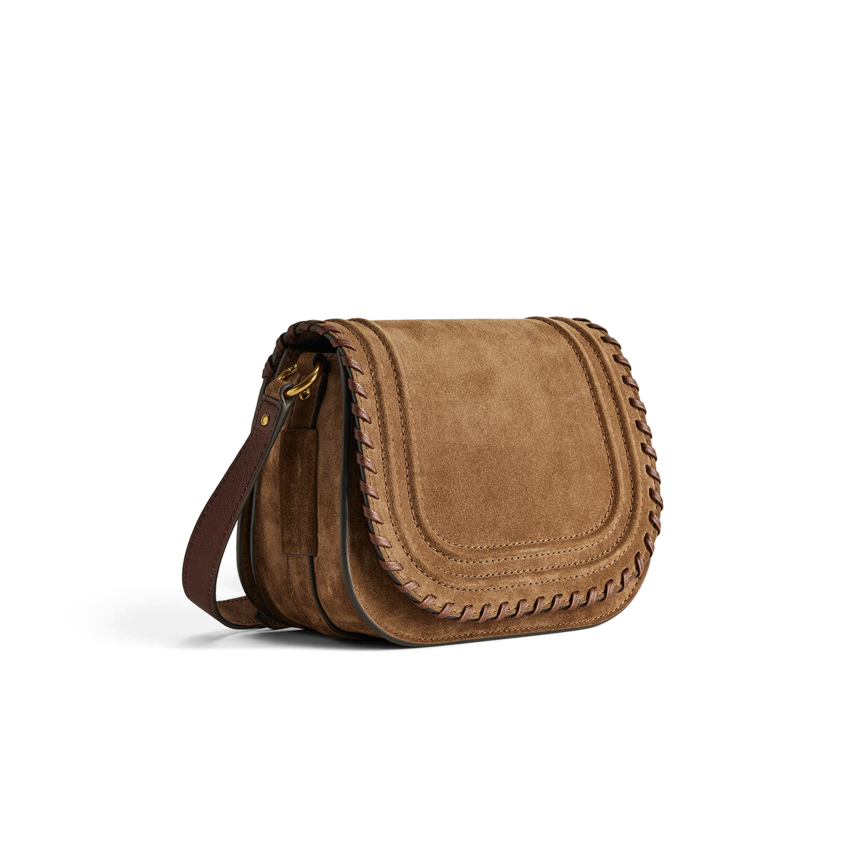Nomad Suede Saddle Bag