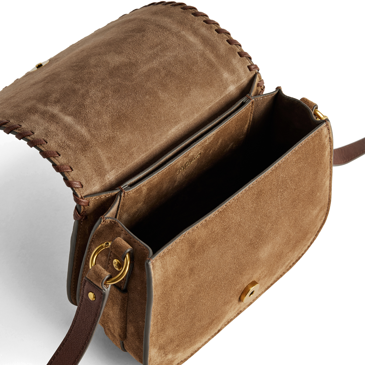 Nomad Suede Saddle Bag