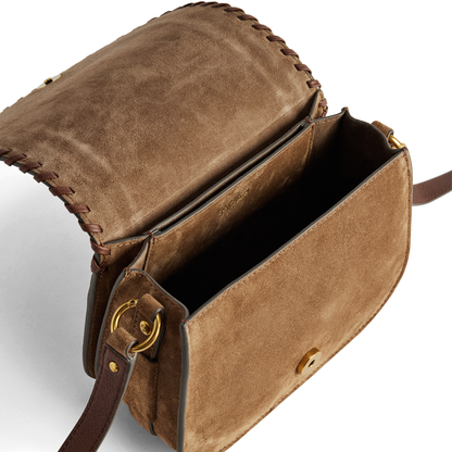 Nomad Suede Saddle Bag