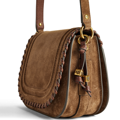 Nomad Suede Saddle Bag