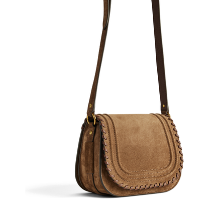 Nomad Suede Saddle Bag