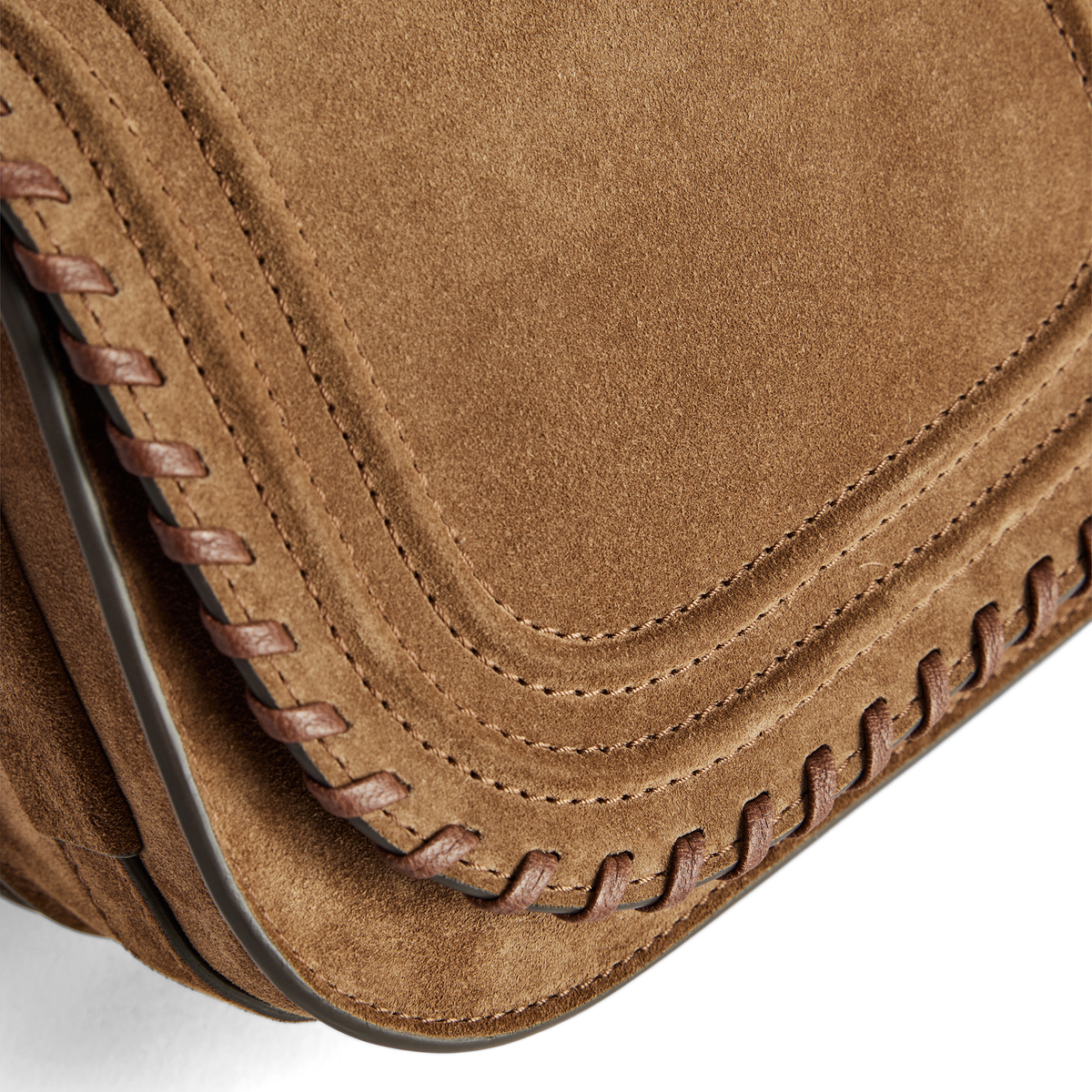 Nomad Suede Saddle Bag