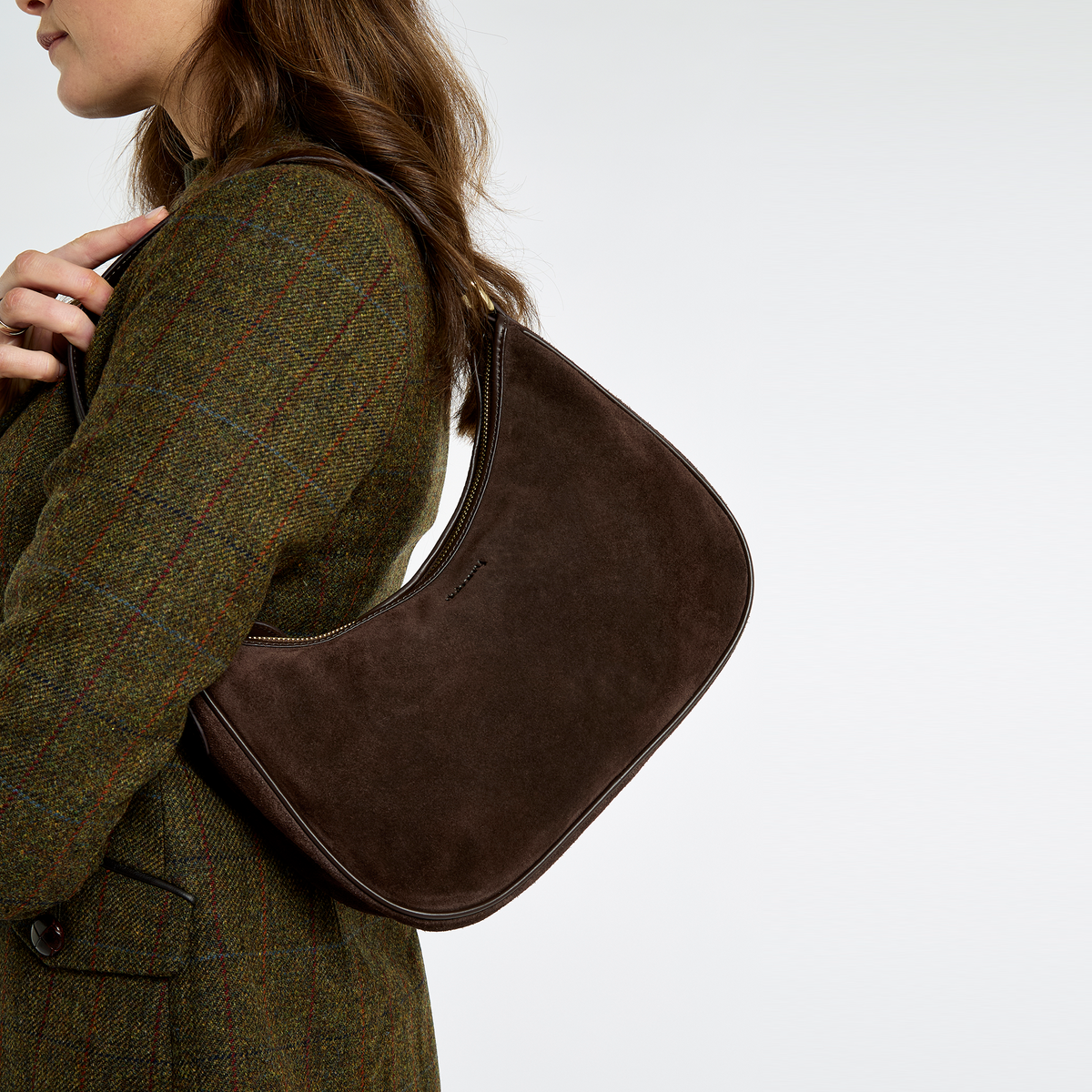 Cushendall Suede And Leather Handbag
