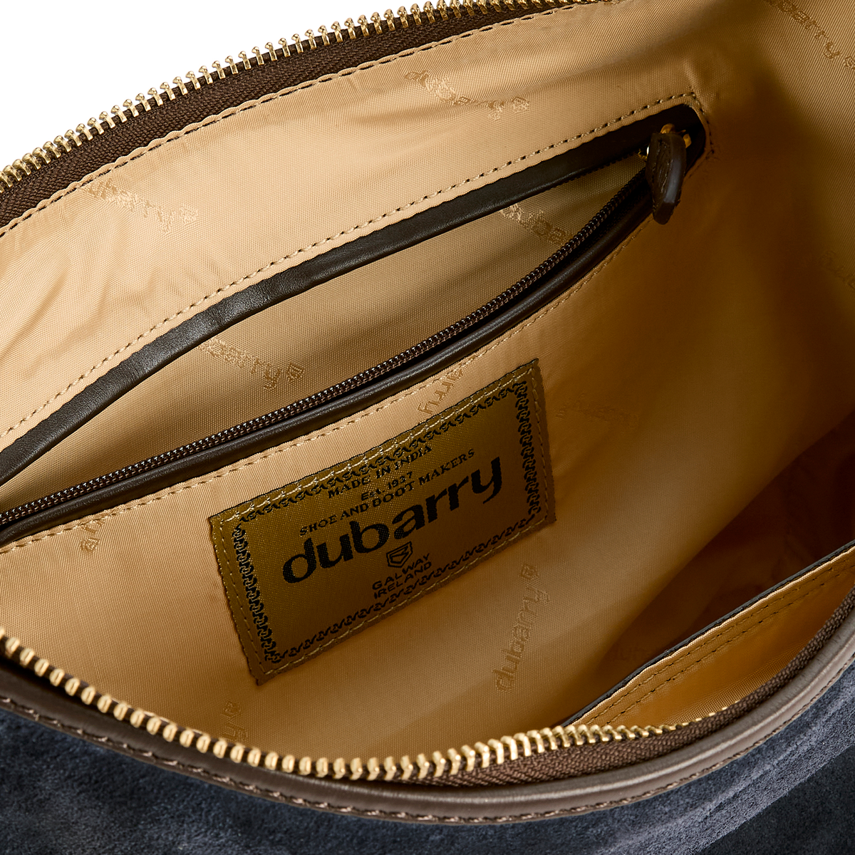 Cushendall Suede And Leather Handbag