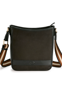 Tullyfern Suede And Leather Handbag