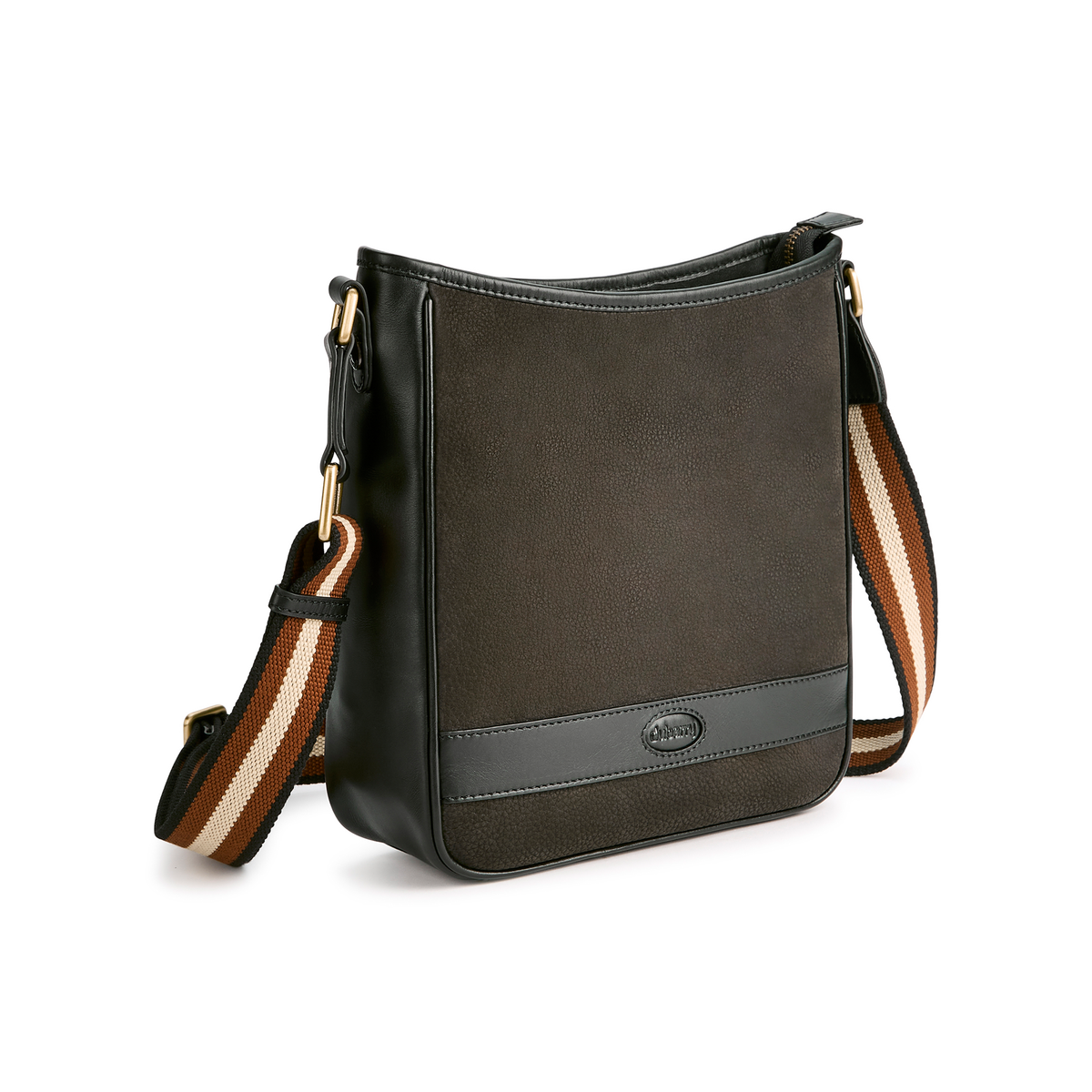 Tullyfern Suede And Leather Handbag