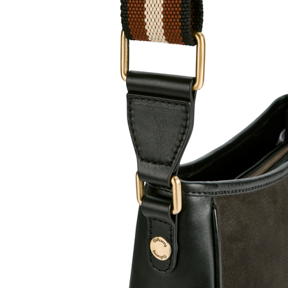 Tullyfern Suede And Leather Handbag
