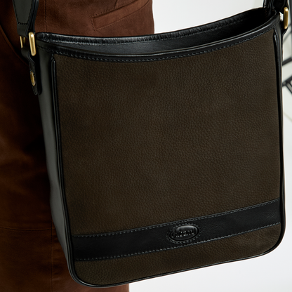 Tullyfern Suede And Leather Handbag