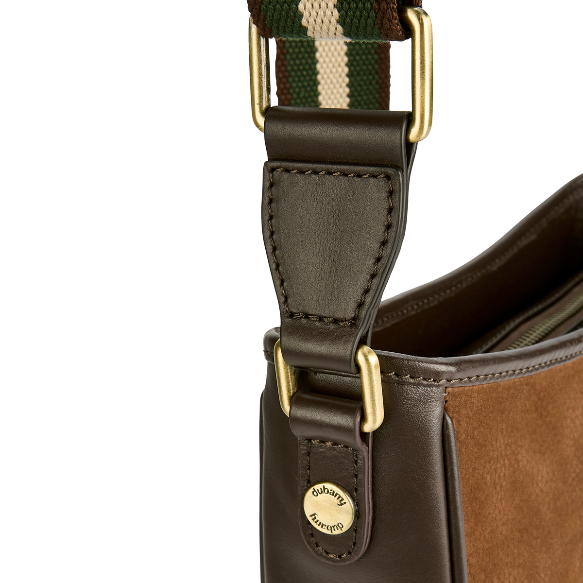 Tullyfern Suede And Leather Handbag