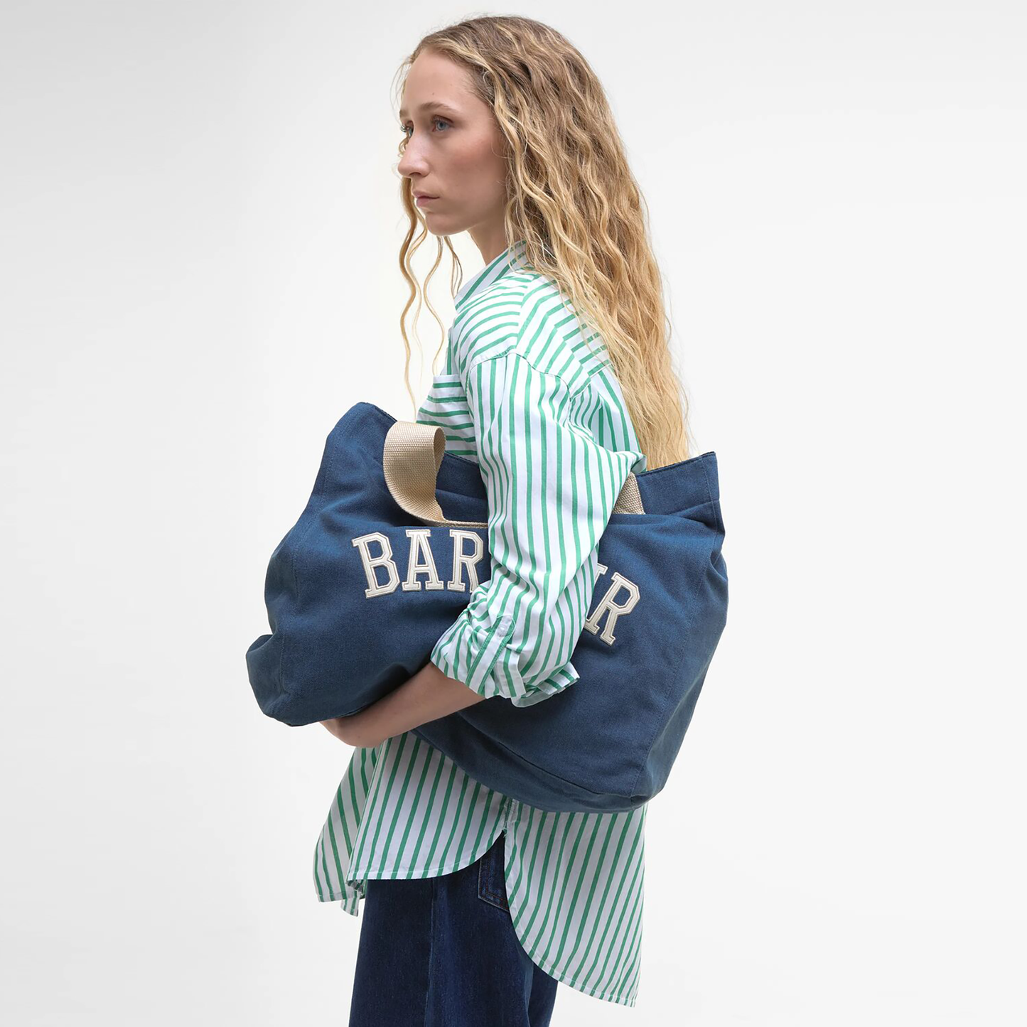 Emily Denim Tote Bag