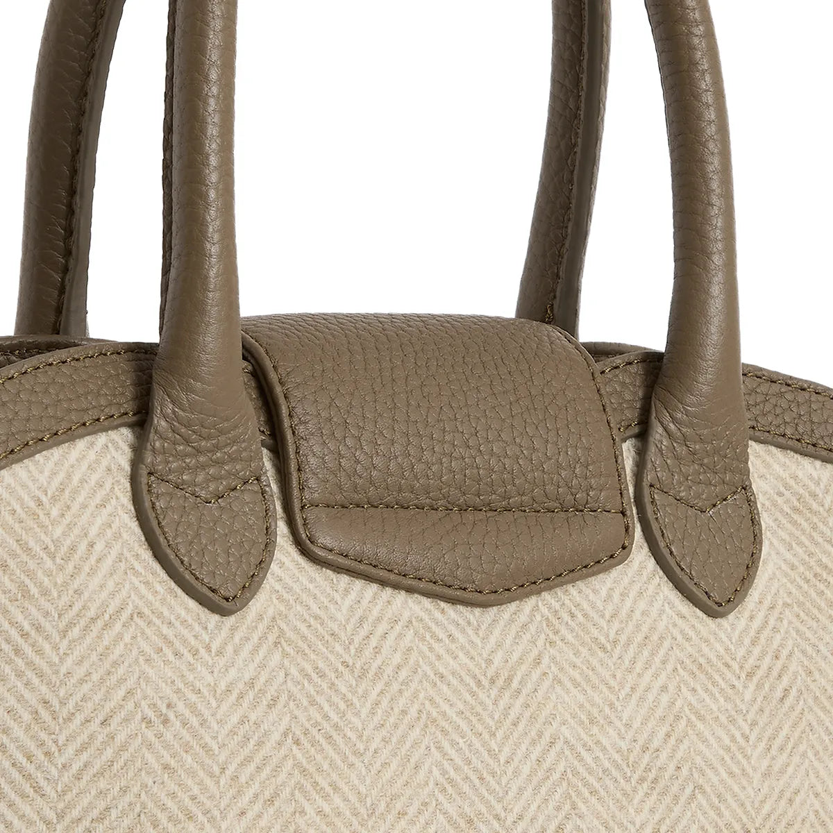 Mini Windsor Tote Herringbone Bag