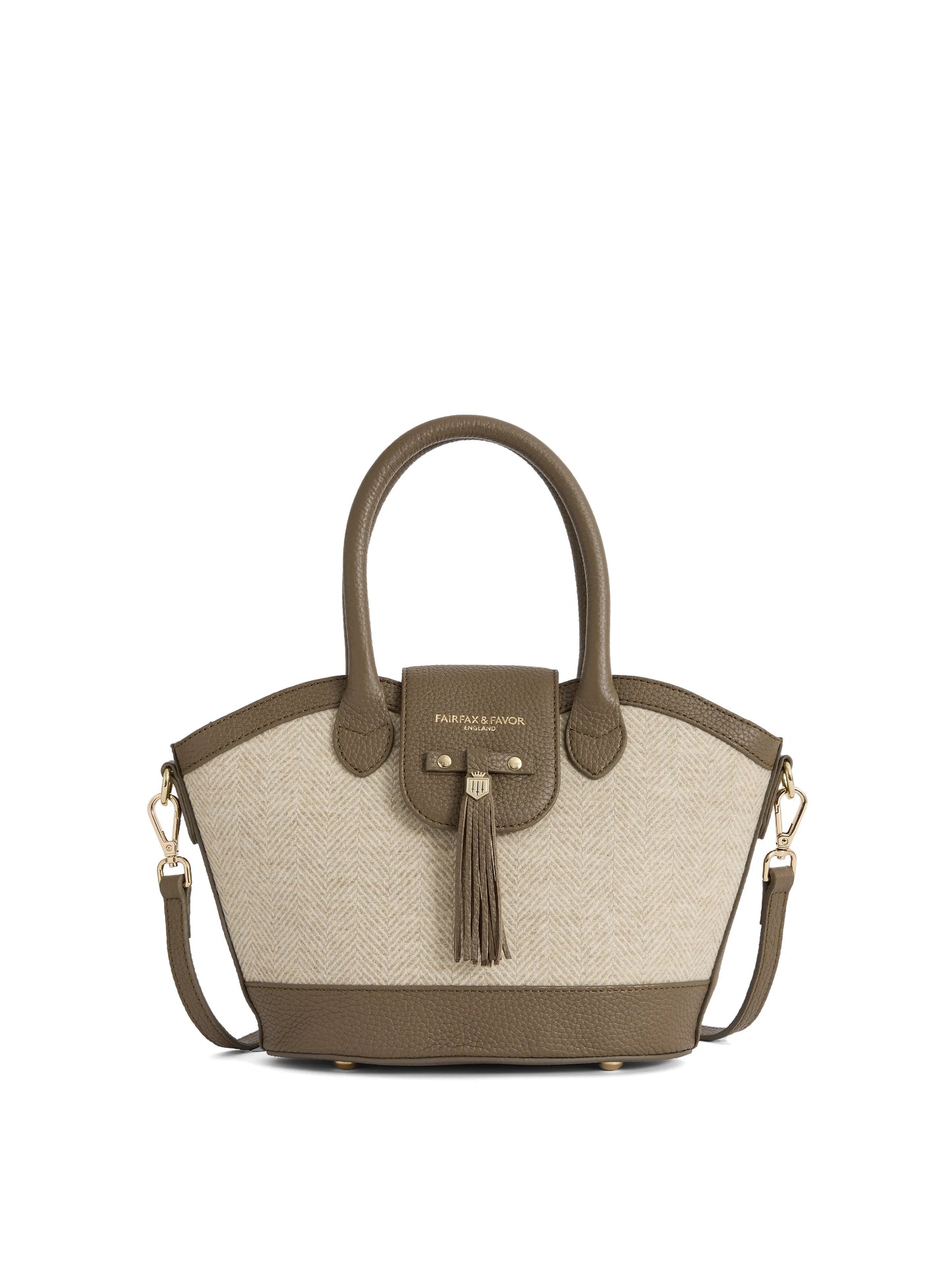 Mini Windsor Tote Herringbone Bag