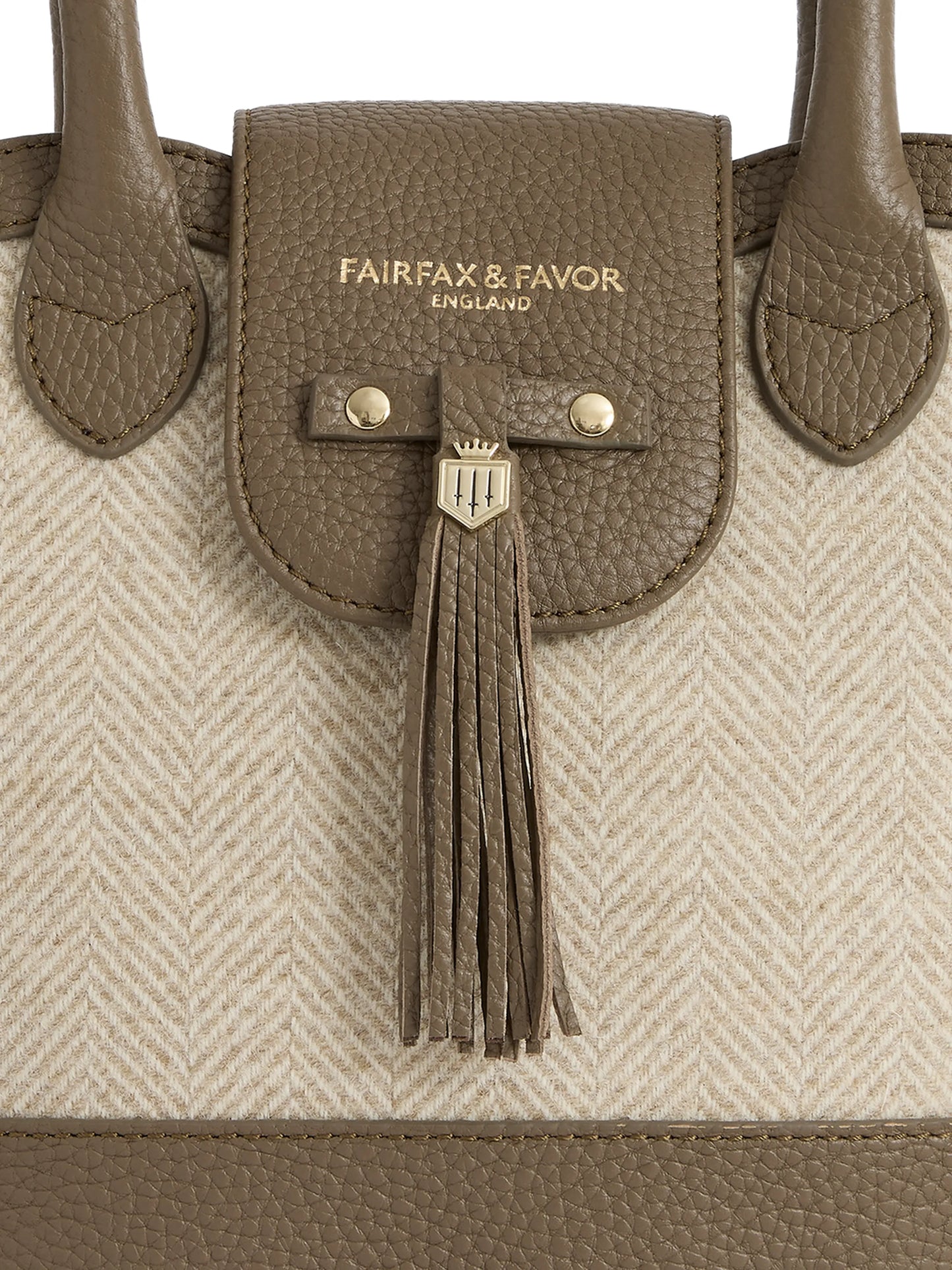 Mini Windsor Tote Herringbone Bag