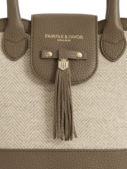 Mini Windsor Tote Herringbone Bag