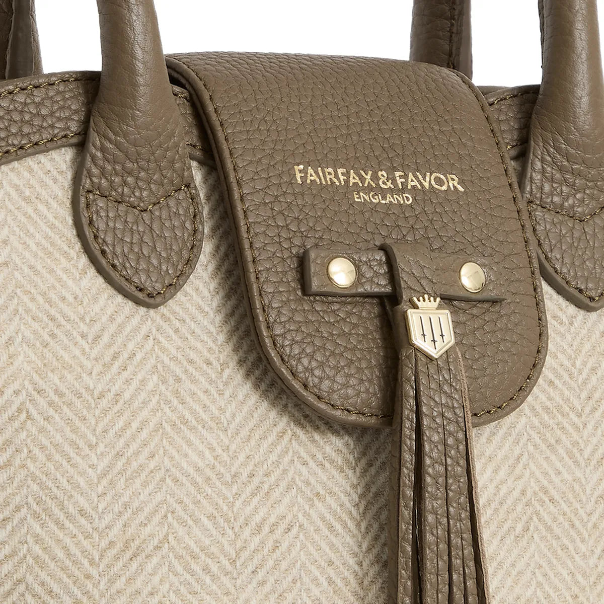 Mini Windsor Tote Herringbone Bag