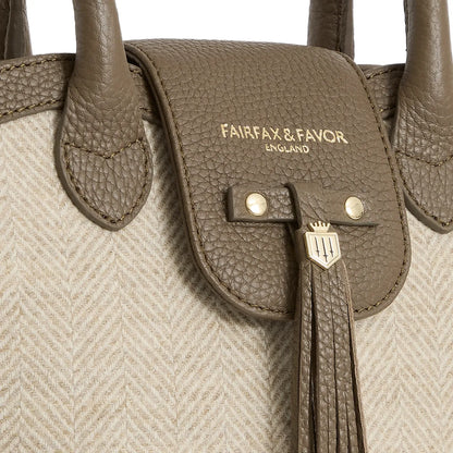 Mini Windsor Tote Herringbone Bag