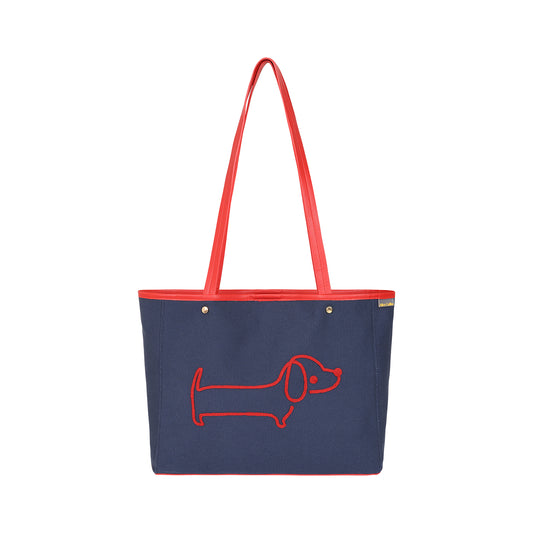 Sausage Dog Embroidered Bag