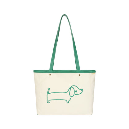 Sausage Dog Embroidered Bag