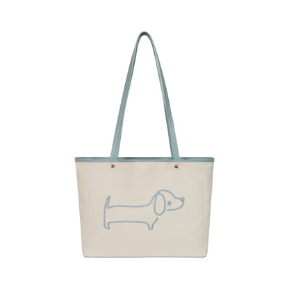 Sausage Dog Embroidered Bag