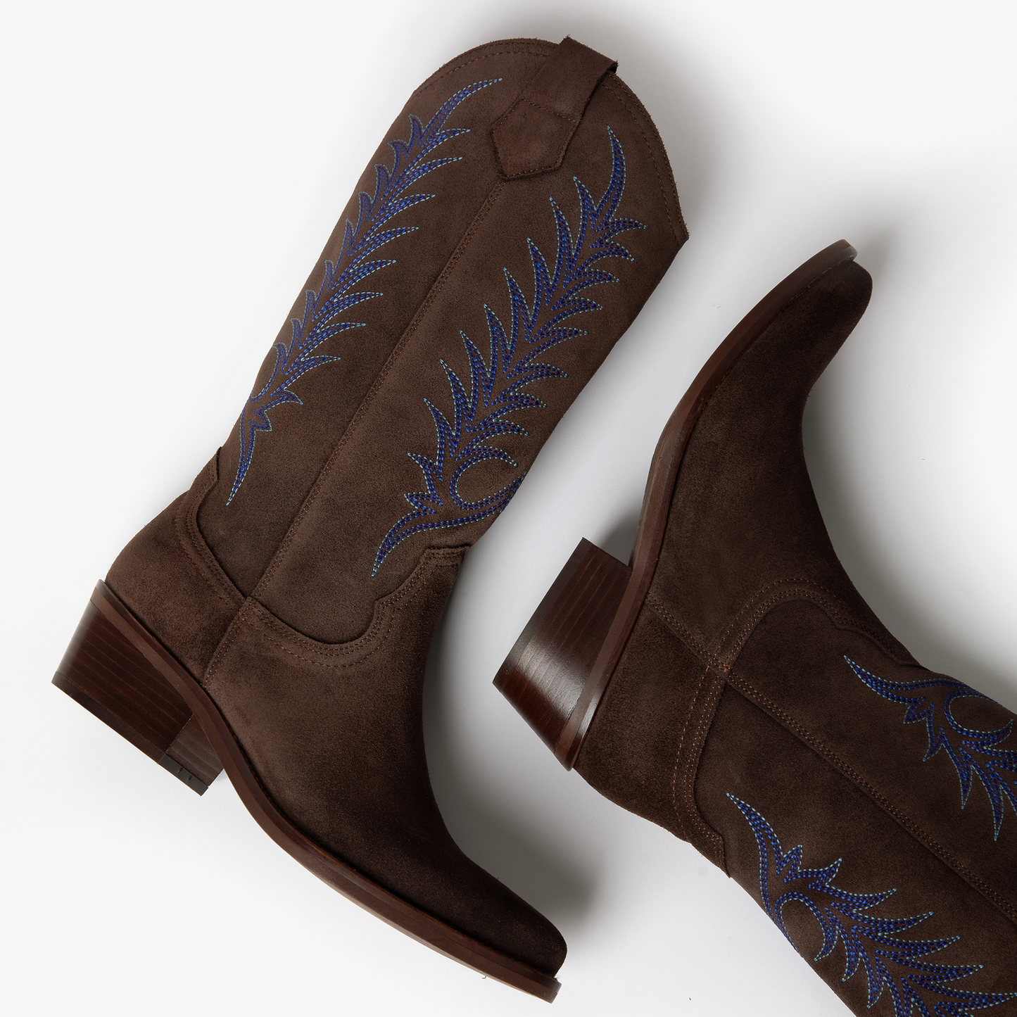 Goldie Suede Embroidered Boot