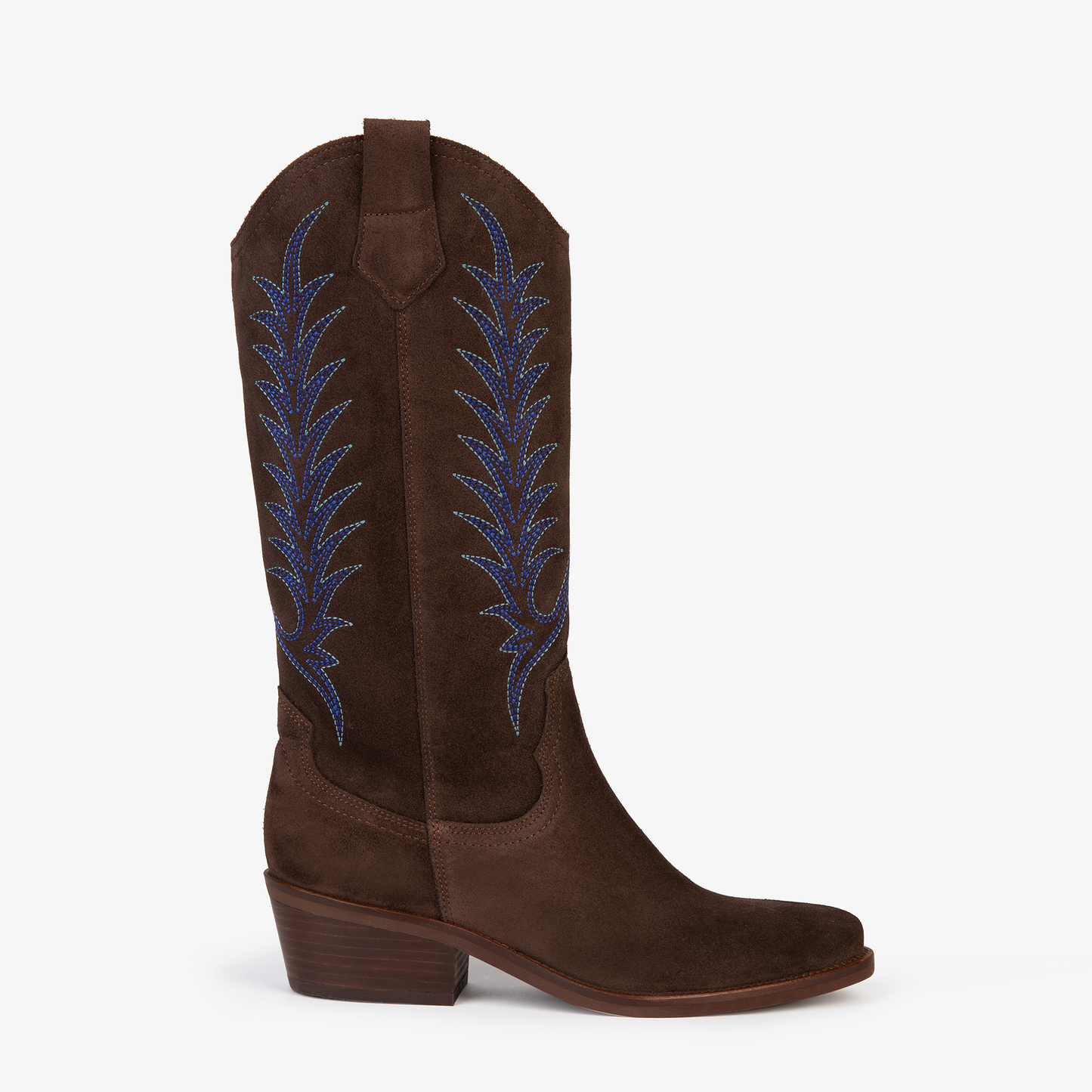 Goldie Suede Embroidered Boot