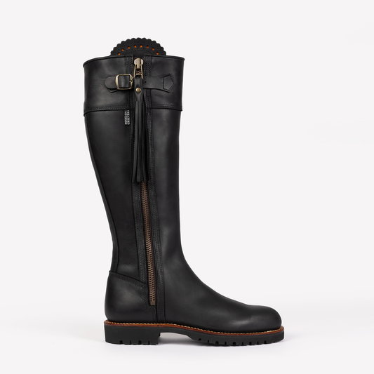Inclement Long Leather Tassel Boot